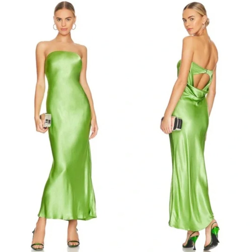 Bec + Bridge Moon Dance Dress in Sweet Pea Green - size US 0
